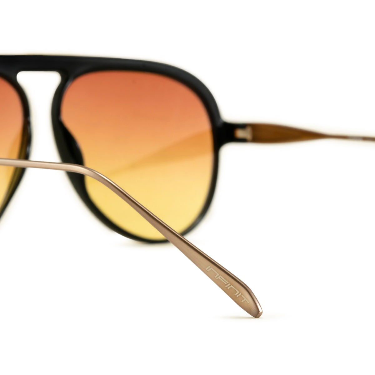 Paris Metal Negro Brillo Lente Sunset Degrade