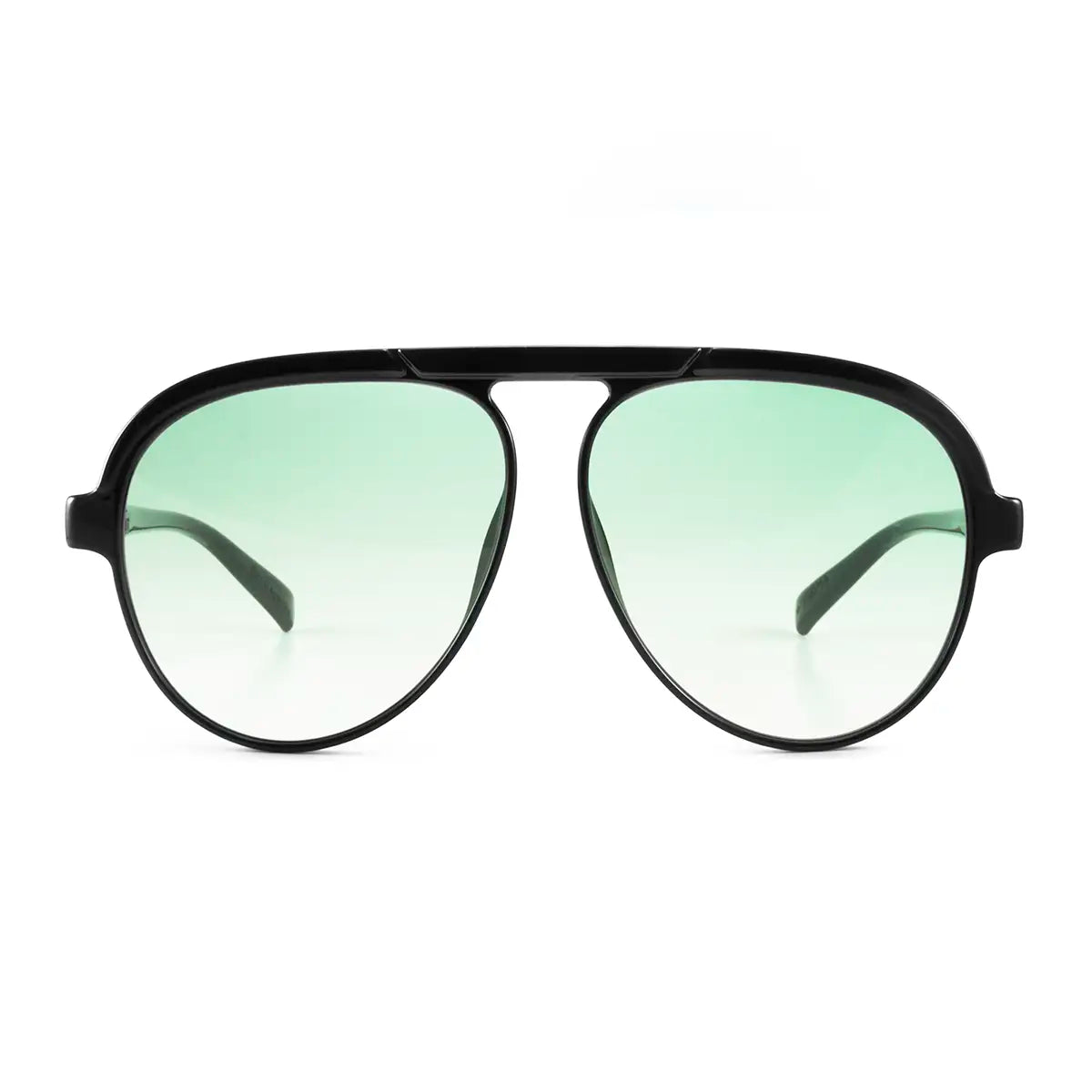 Paris Negro Brillo Lente Verde Degrade