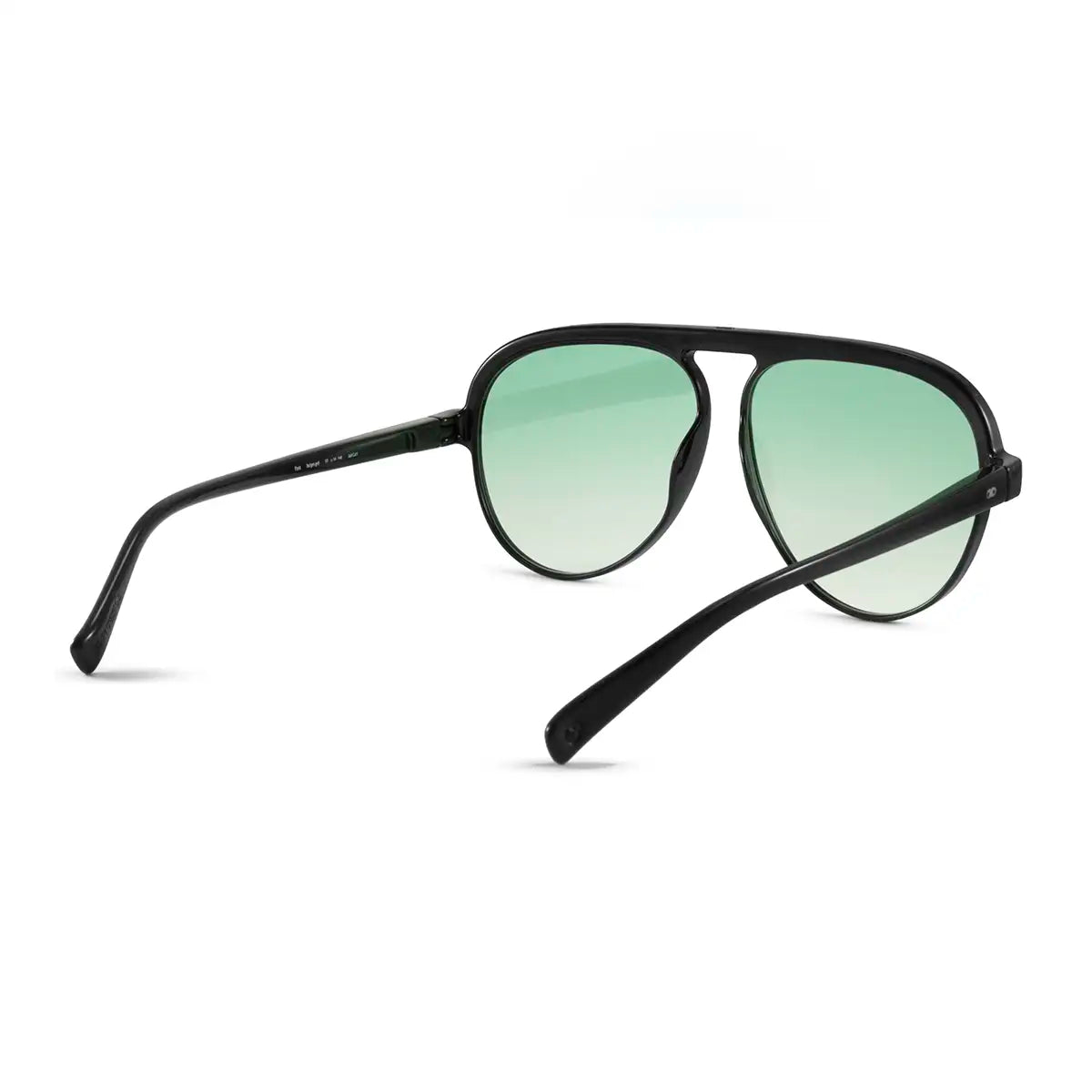 Paris Negro Brillo Lente Verde Degrade