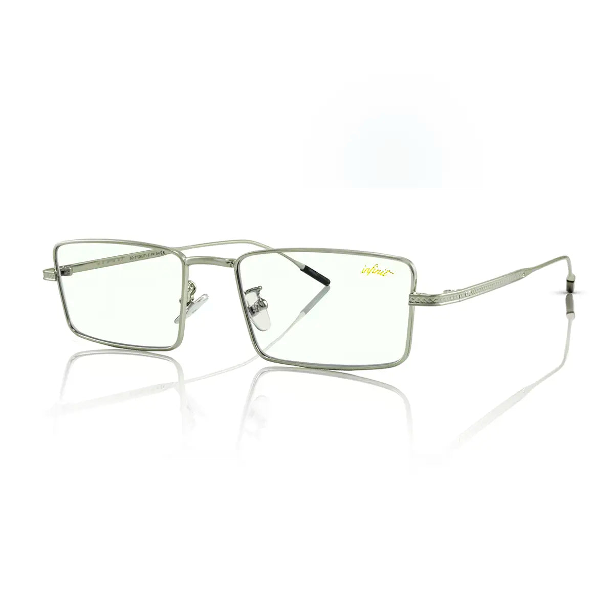 Anteojos Filtro Luz Azul Positano Plateado con Antireflejo