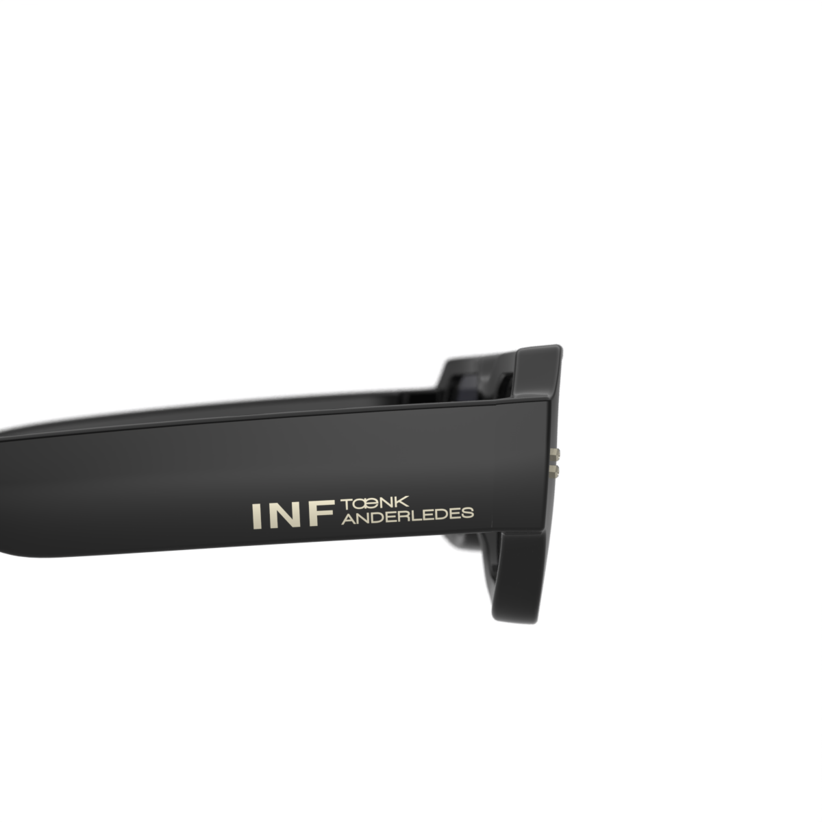 Bronx Negro Brillo Lente Gris