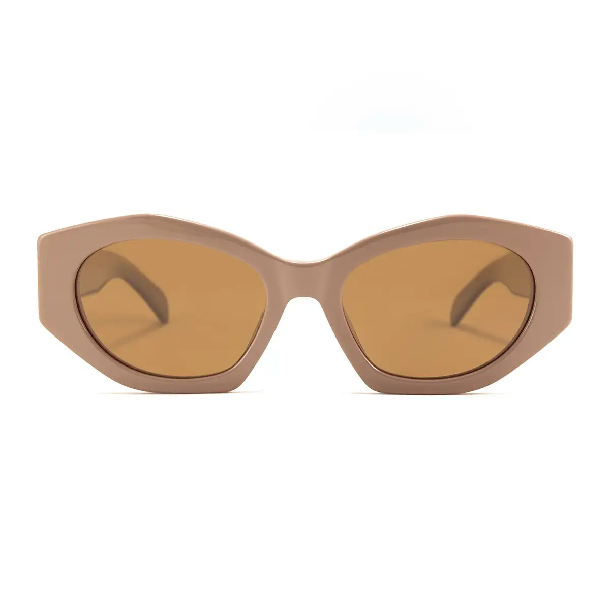 Anteojos De Sol Sainte Marie Coral Lente Marron By Pampita