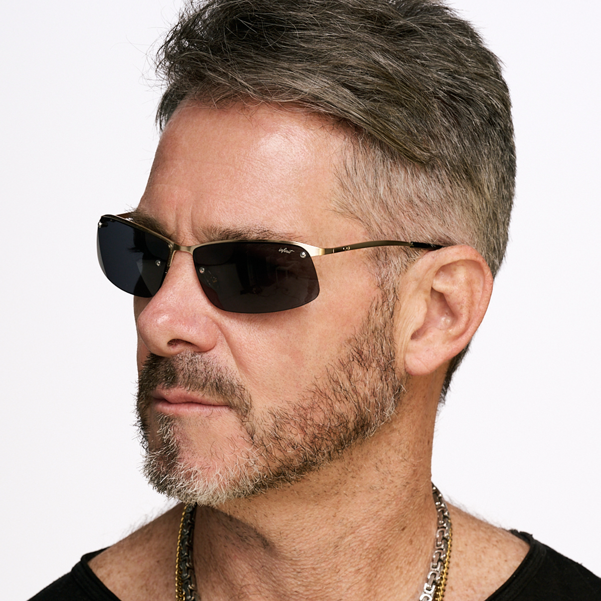 Santorini Dorado Lente Gris By Cale