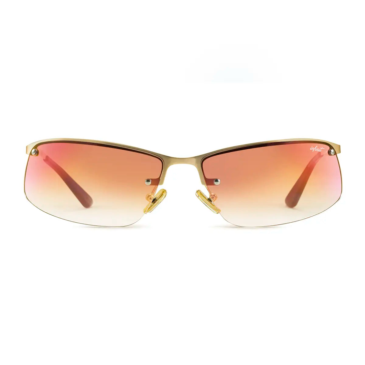 Santorini Dorado Lente Espejada Dorada By Cale