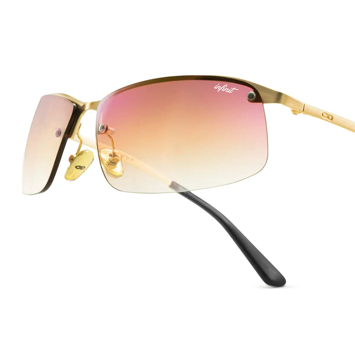 Santorini Dorado Lente Espejada Dorada By Cale