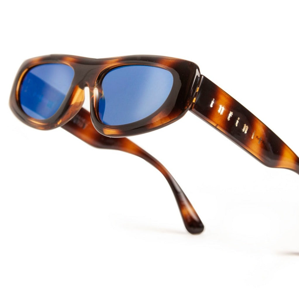 Shanghai Carey Lente Suave Espejada Azul Marino Gotic Gold