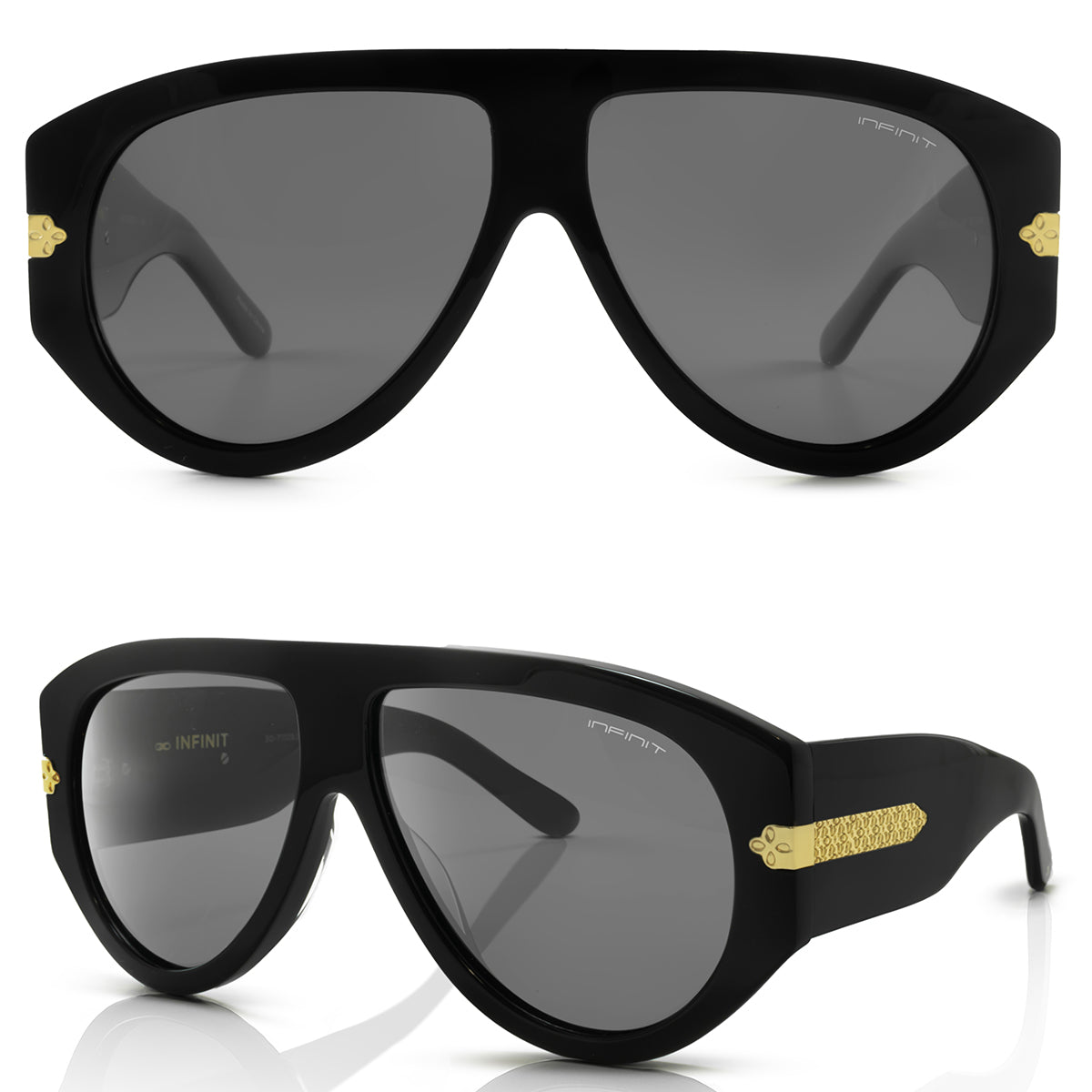Smith Negro Brillo Lente Gris