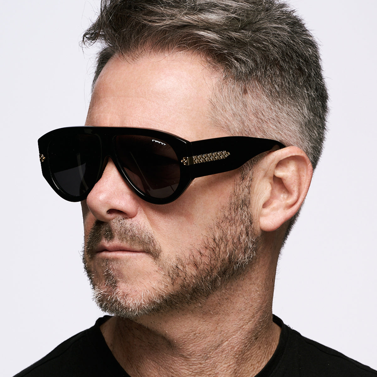 Smith Negro Brillo Lente Gris