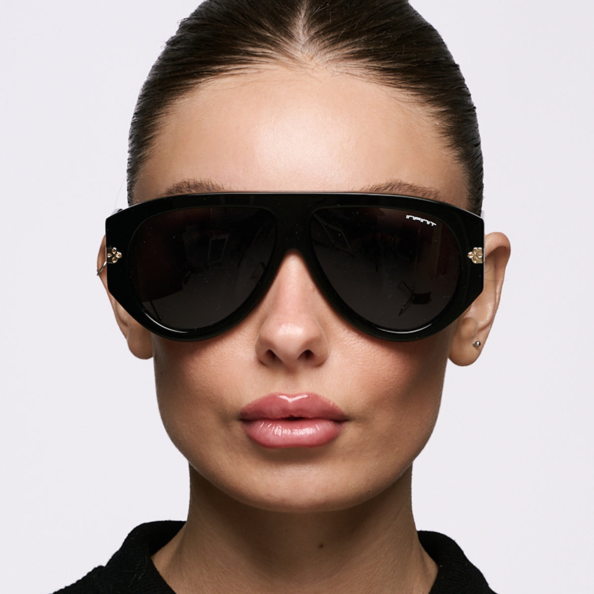Smith Negro Brillo Lente Gris