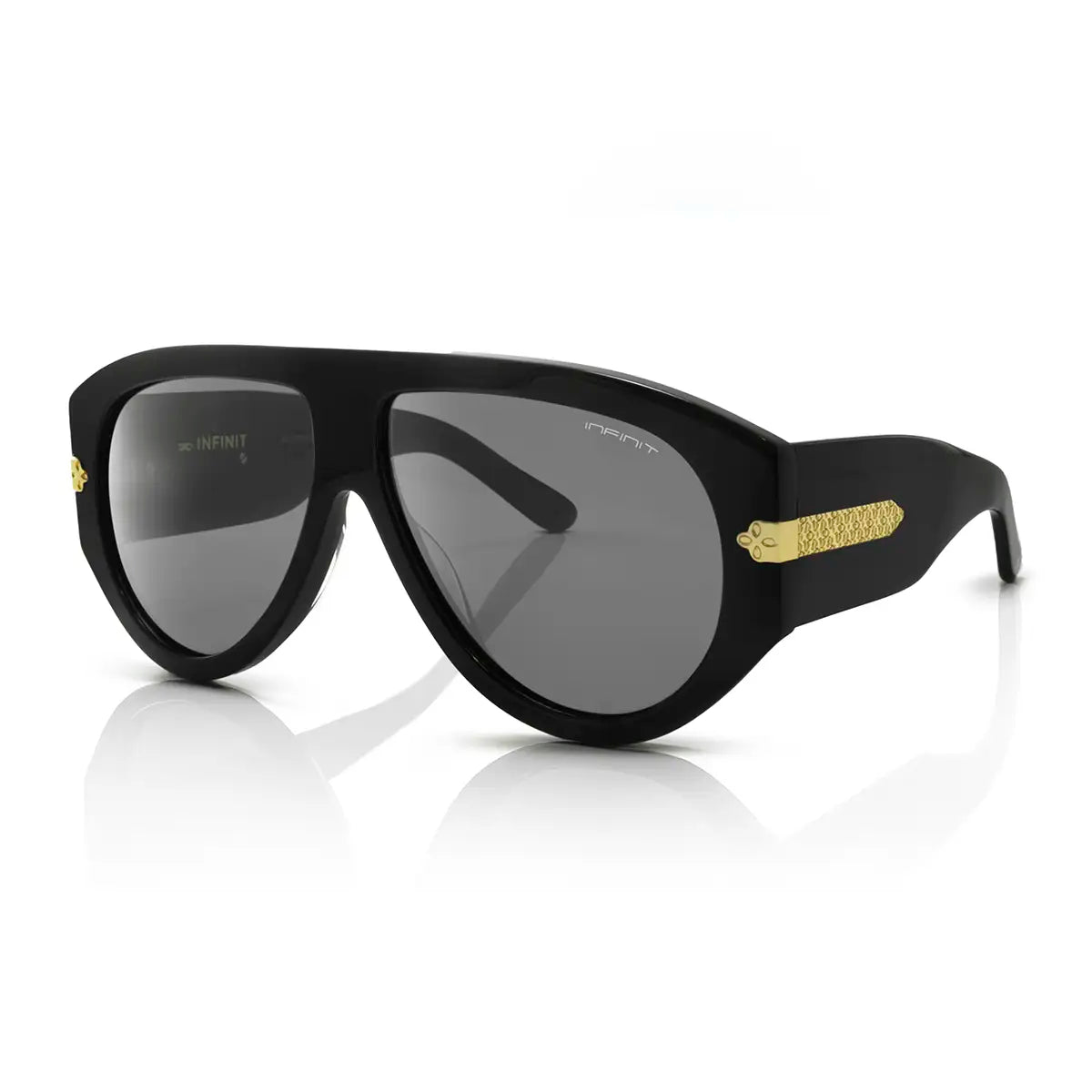 Smith Negro Brillo Lente Gris