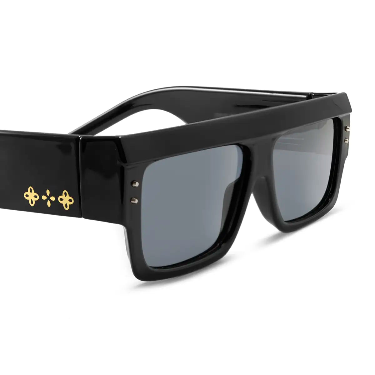 Suzuka Negro Brillo Lente Gris