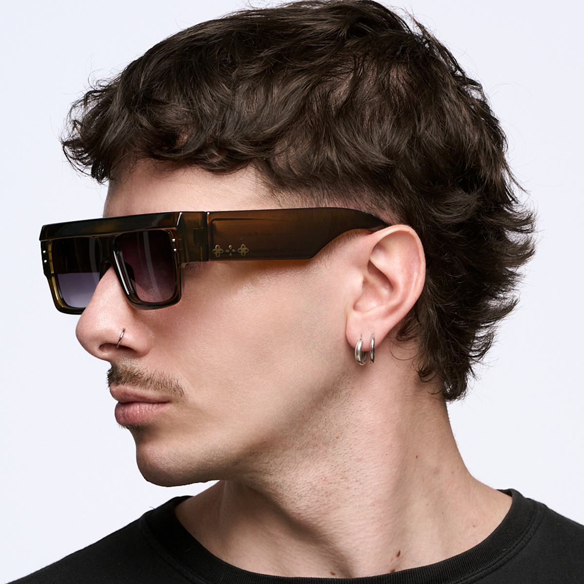 Suzuka Oliva Lente Gris Degrade