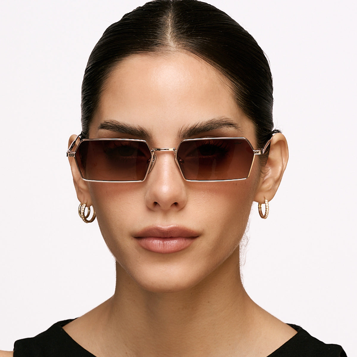 Tenere Dorado Rosado Lente Marron Degrade