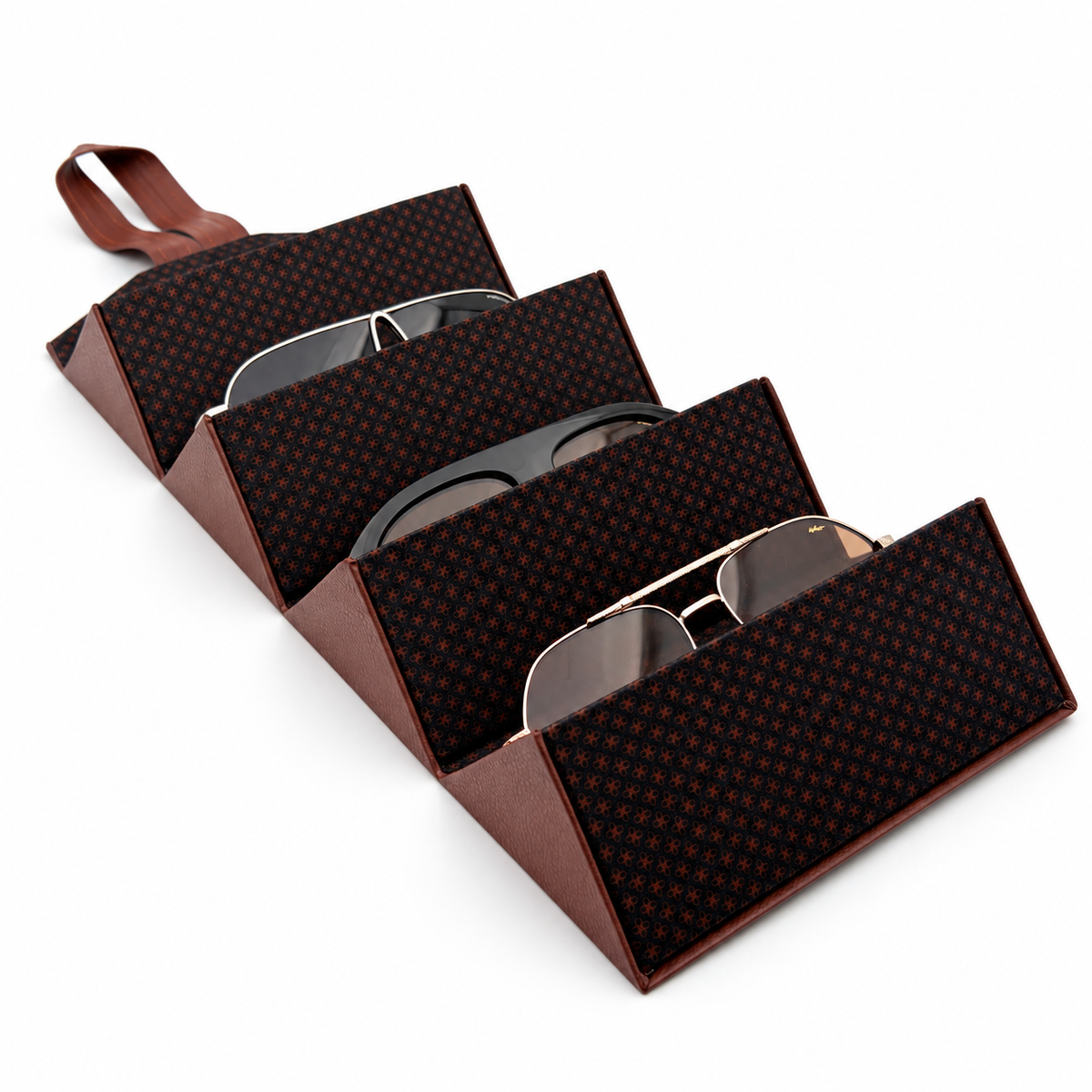 Estuche Organizador Infinit Travel Case para 4 Anteojos Plegable