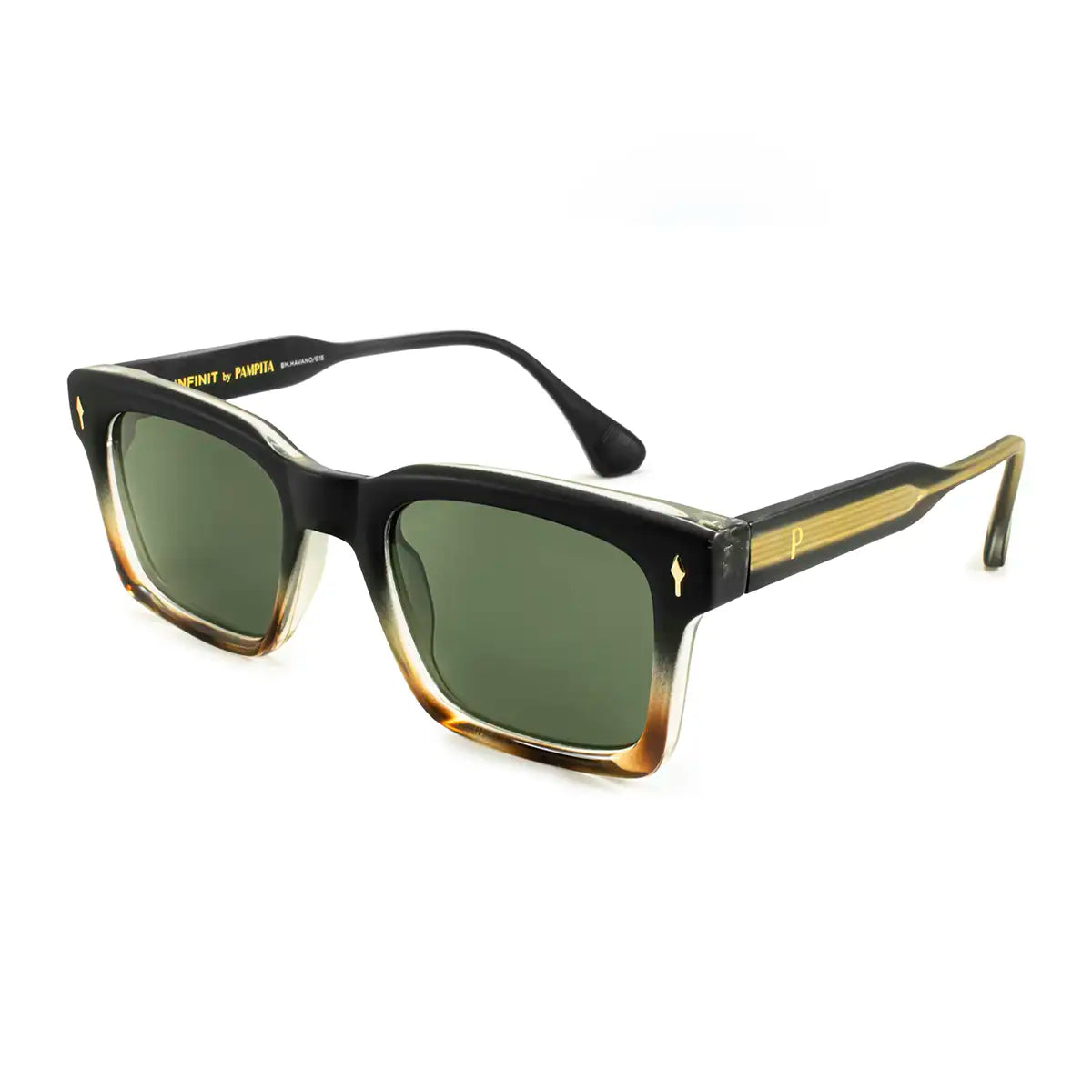 Trento Negro Mate Carey Lente Verde By Pampita