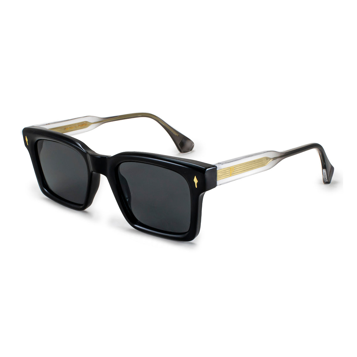 Trento Negro Brillo Lente Gris By Pampita