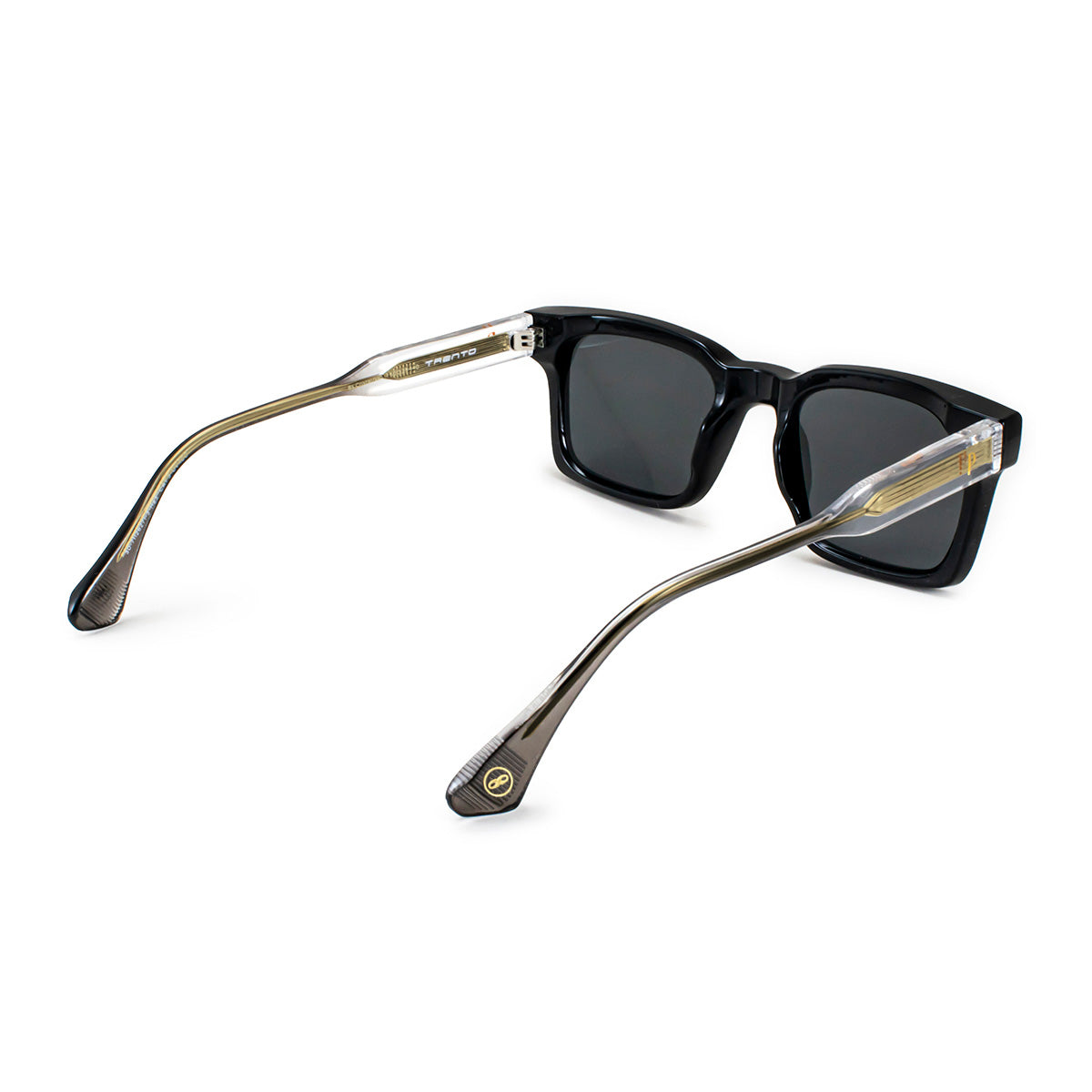 Trento Negro Brillo Lente Gris By Pampita