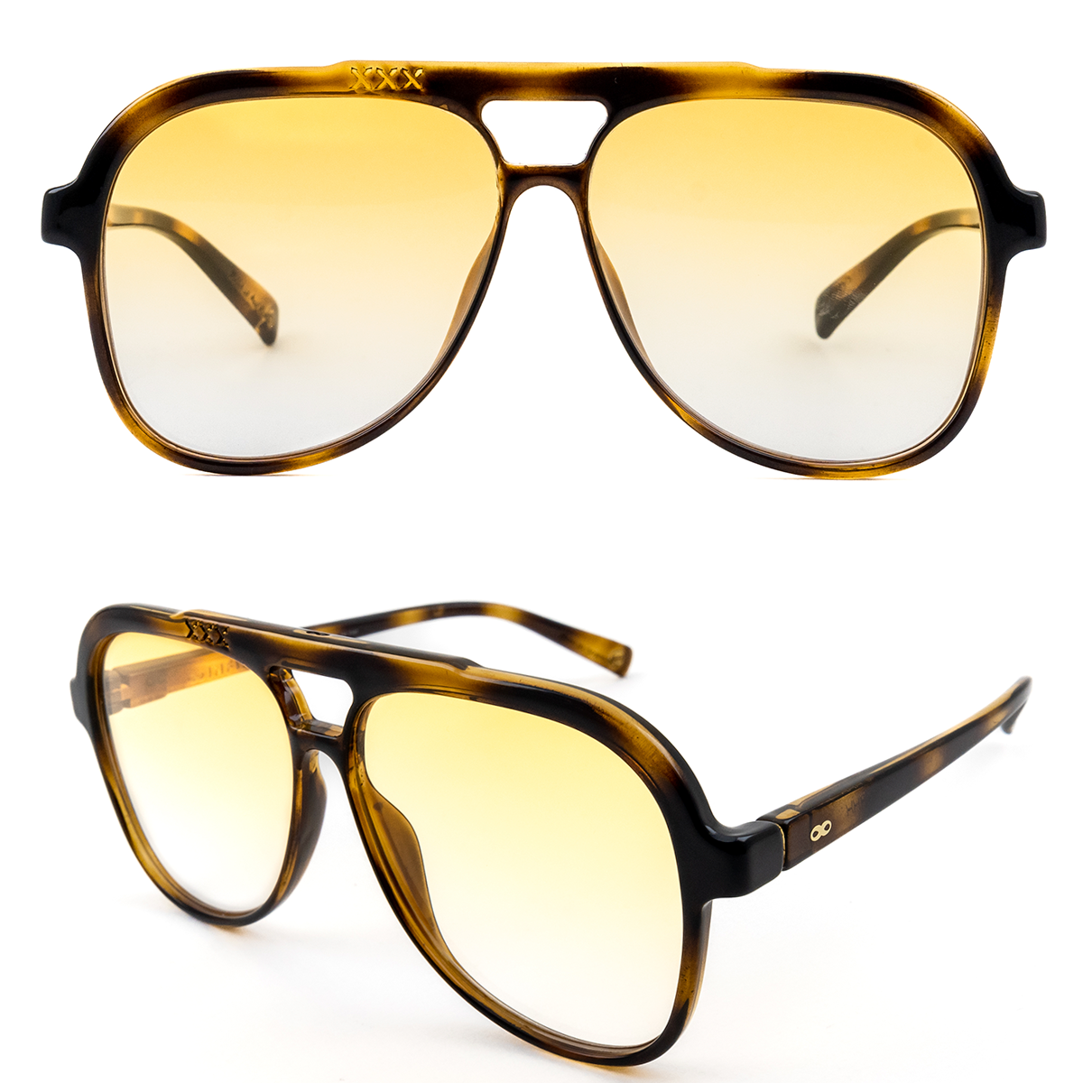 Triple Xxx Carey Lente Naranja Degradé