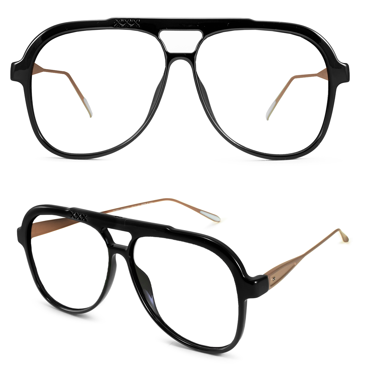 Armazon Triple xxx Metal Negro Brillo