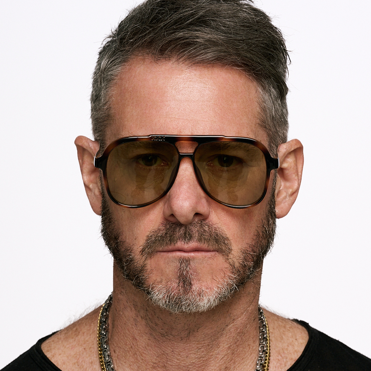 Triple Xxx Metal Carey Lente Verde