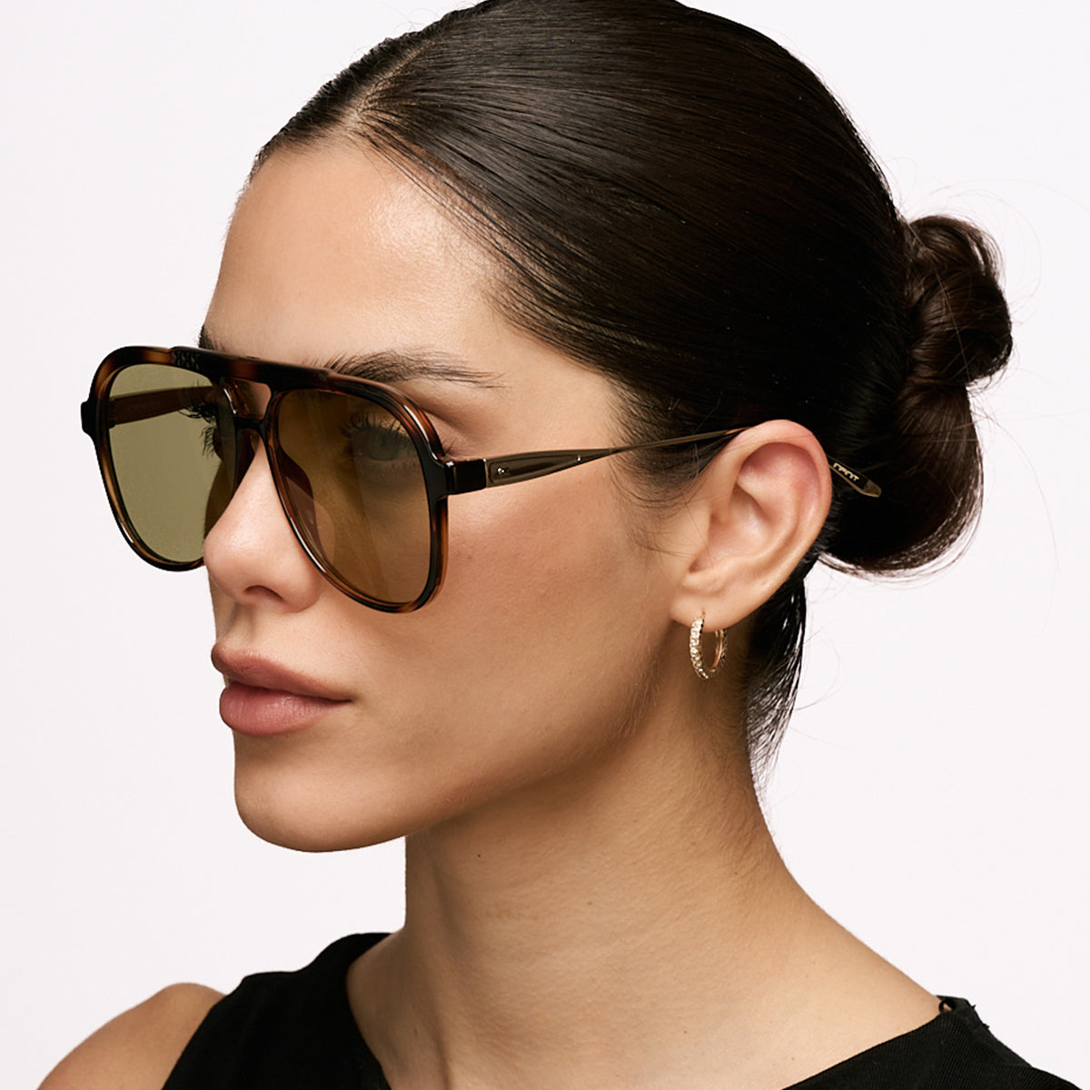 Triple Xxx Metal Carey Lente Verde