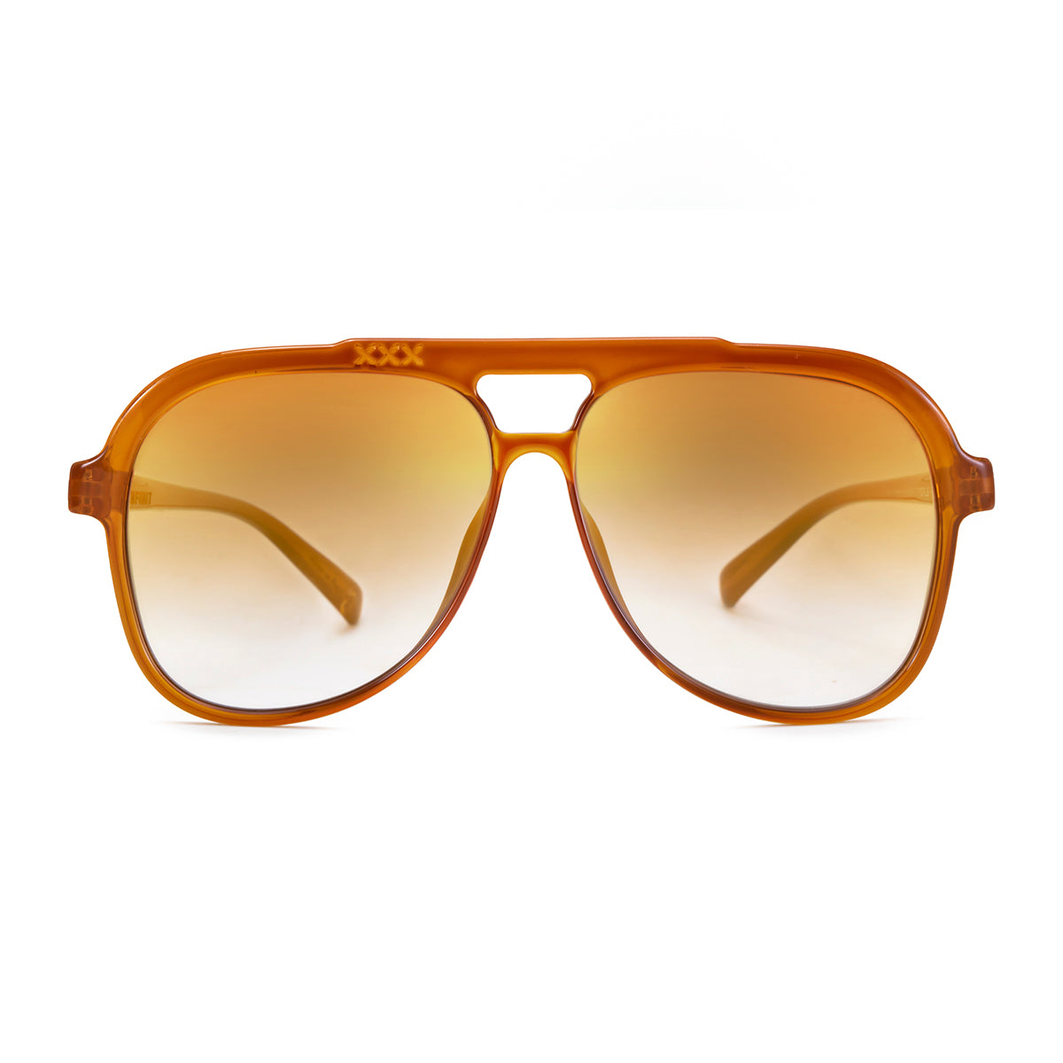 Triple Xxx Dark Honey Lente Suave Espejada Naranja Degrade