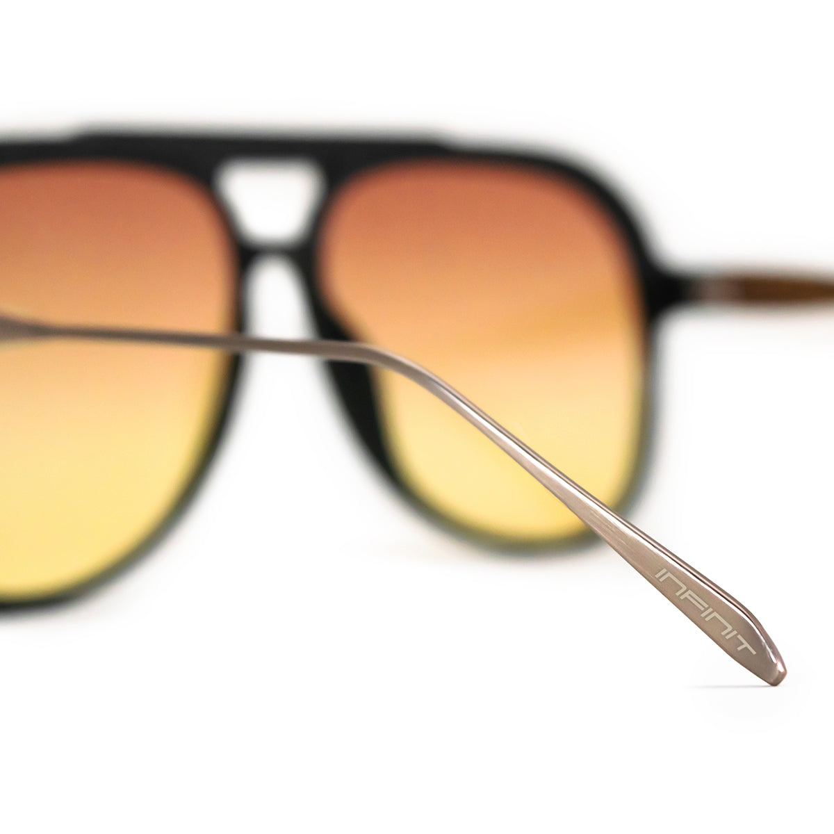 Triple Xxx Metal Negro Brillo Lente Sunset