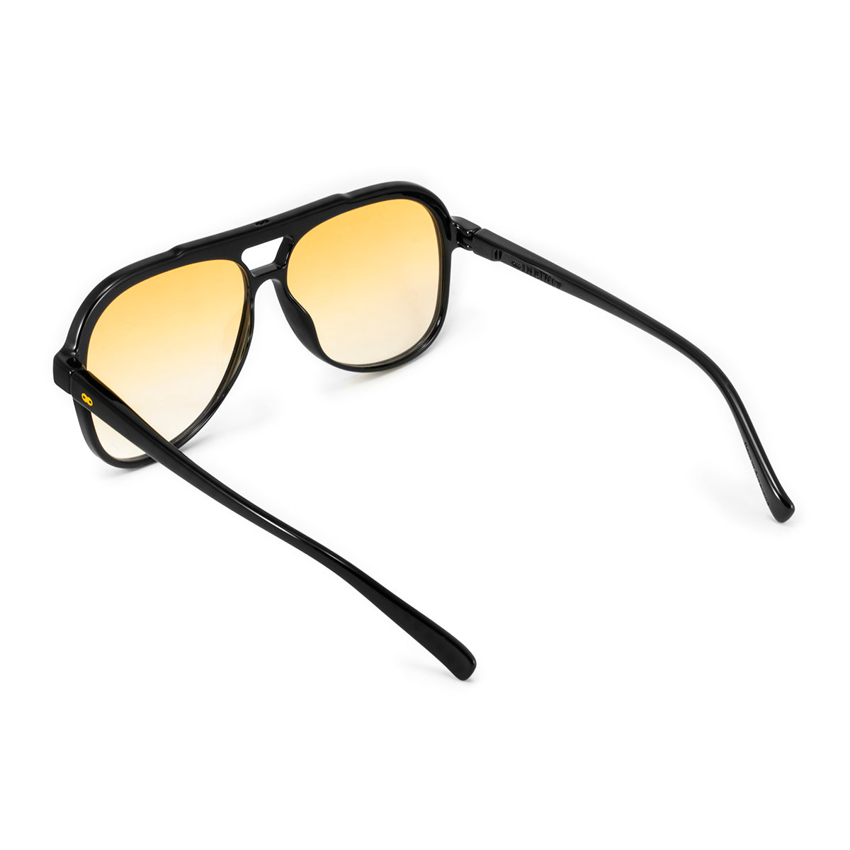 Triple Xxx Negro Brillo Lente Naranja Degrade