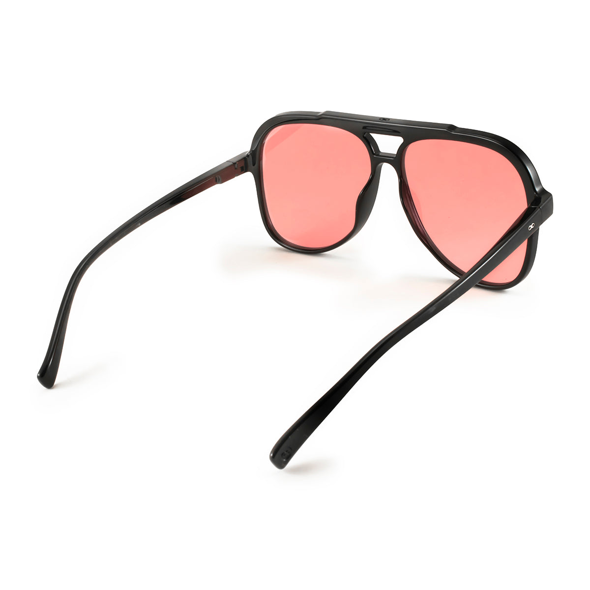 Triple Xxx Negro Brillo Lente Rosa