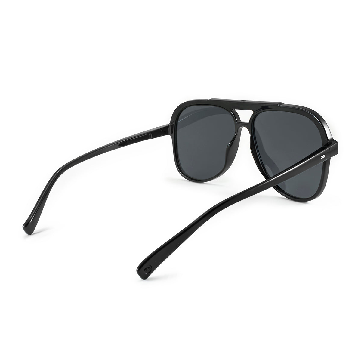 Triple Xxx Negro Brillo Lente Gris