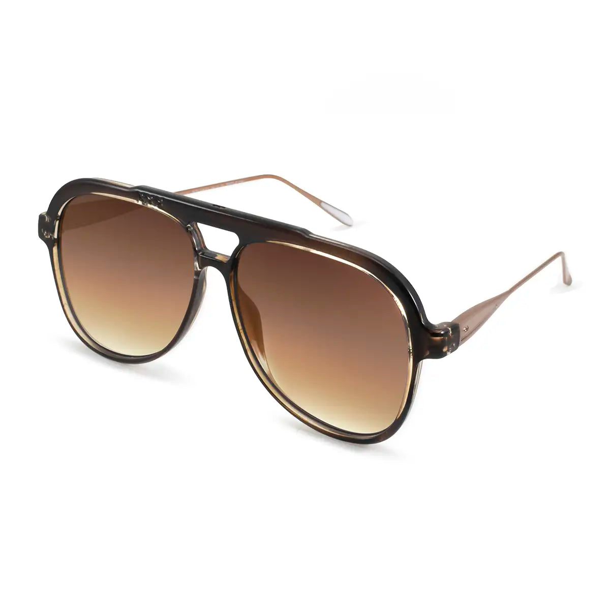 Triple Xxx Metal Translucido Marron Lente Marron Degrade