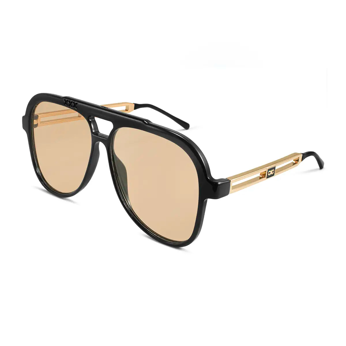 Triple Xxx Metal Doble Barra Negro Brillo Lente Tostado Edition