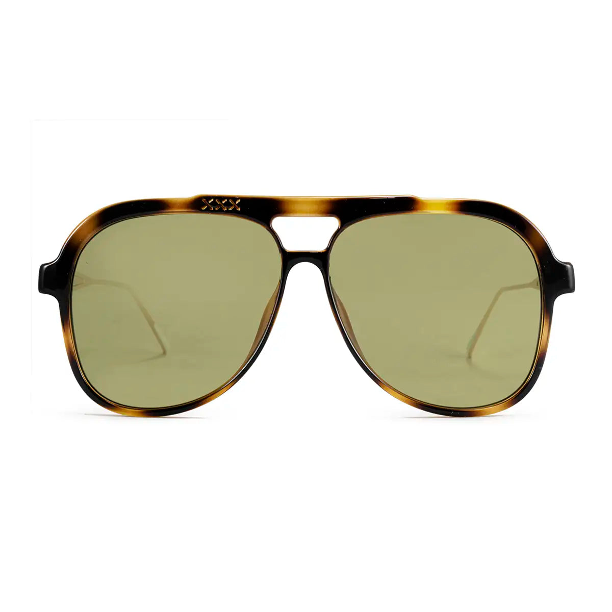 Triple Xxx Metal Carey Lente Verde