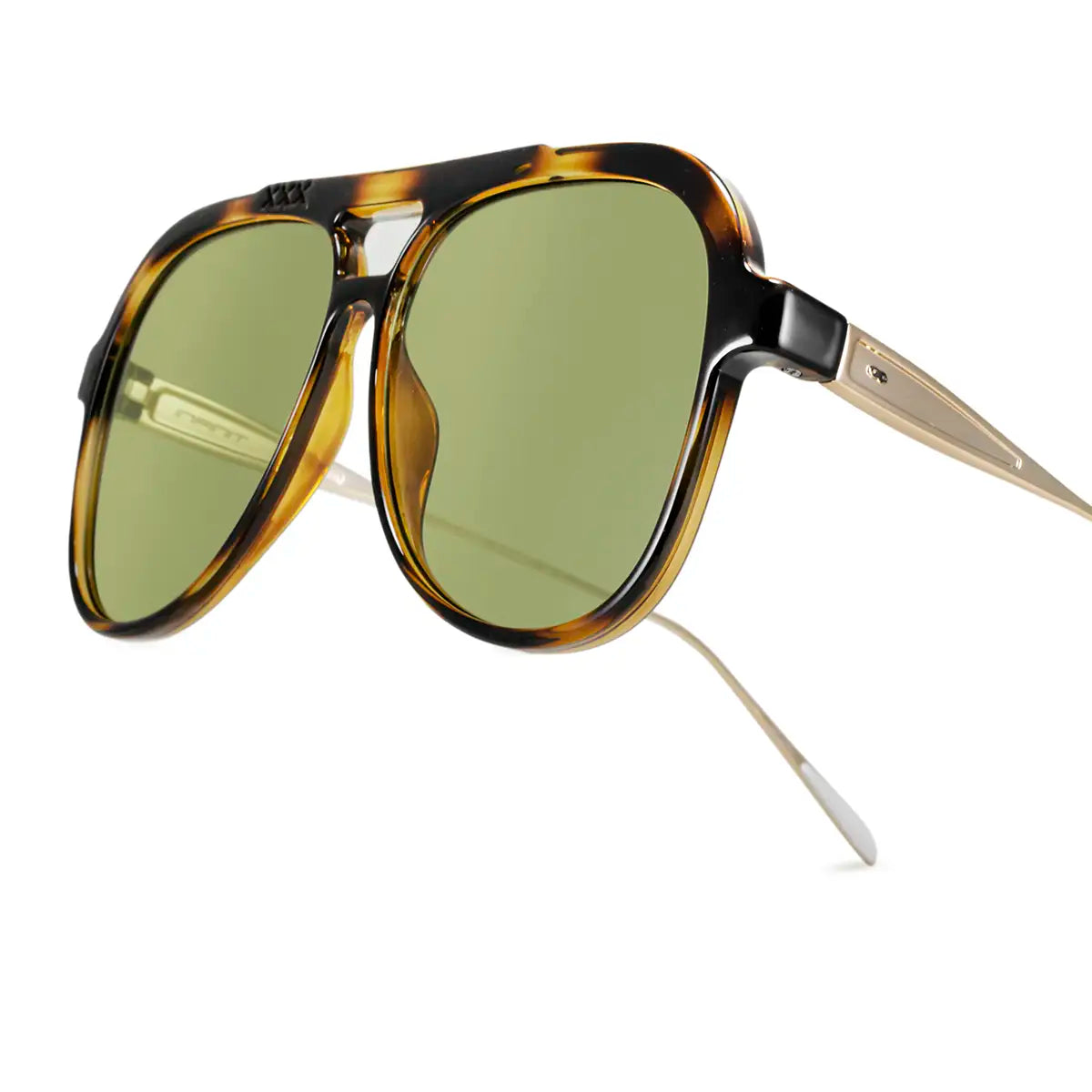 Triple Xxx Metal Carey Lente Verde