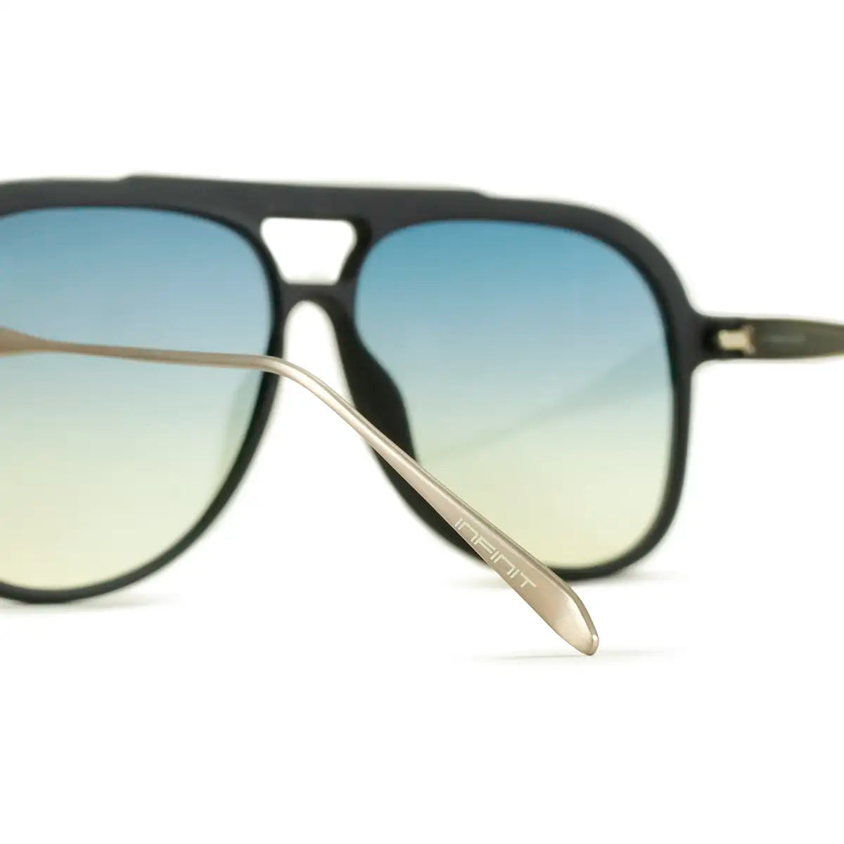 Triple Xxx Metal Negro Mate Lente Azul y Amarillo - imagen 6