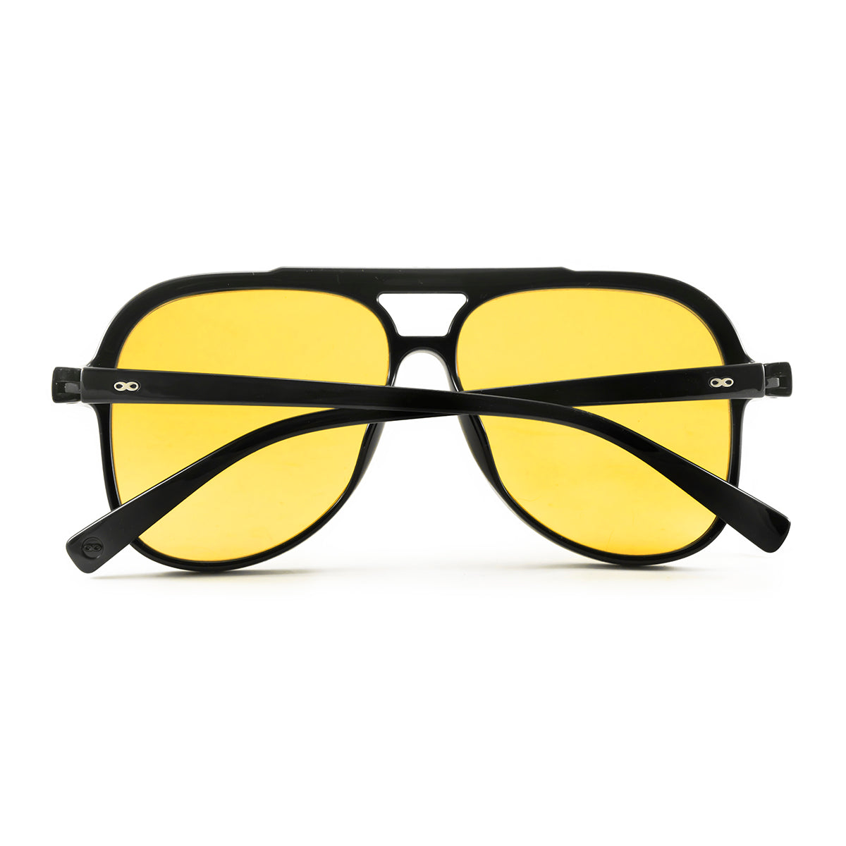 Triple Xxx Negro Brillo Lente Amarillo
