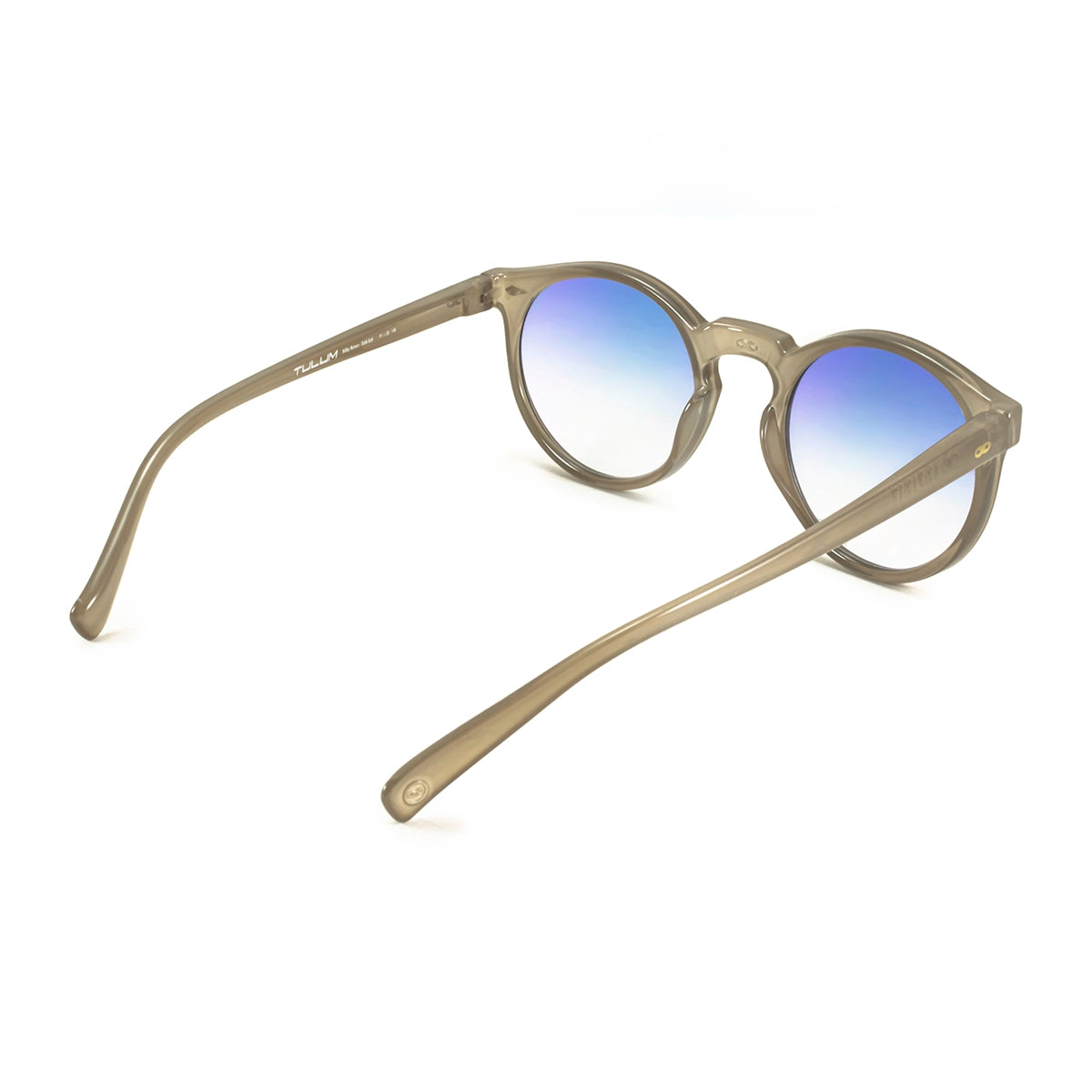 Tulum Milky Brown Lente Suave Espejada Azul Degrade