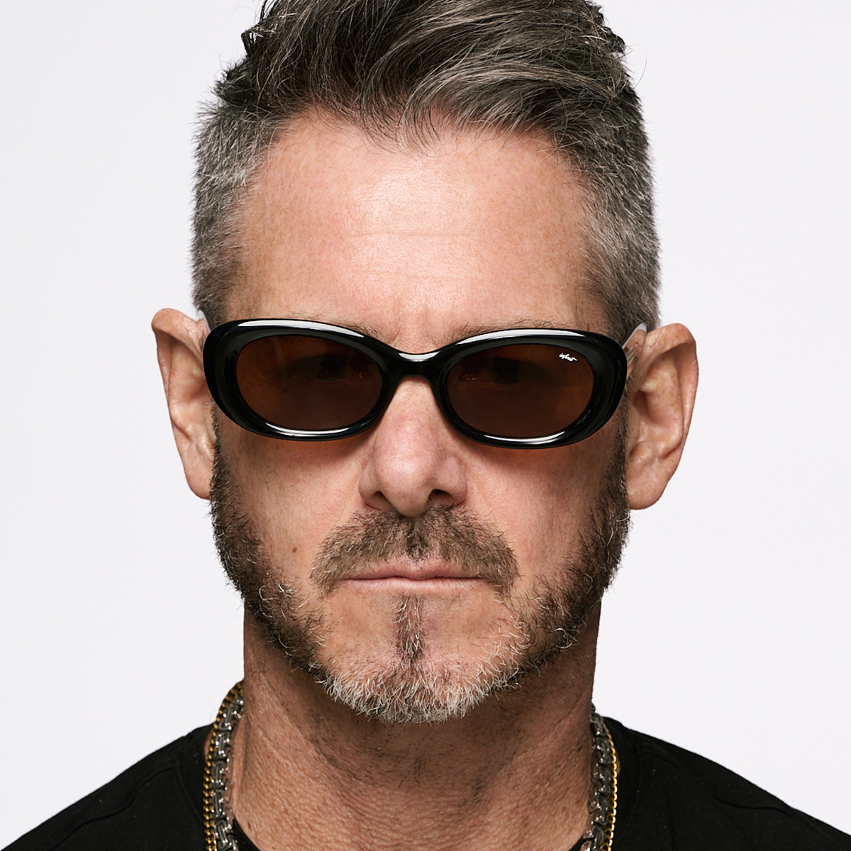 Twiggy Negro Mate Lente Marron