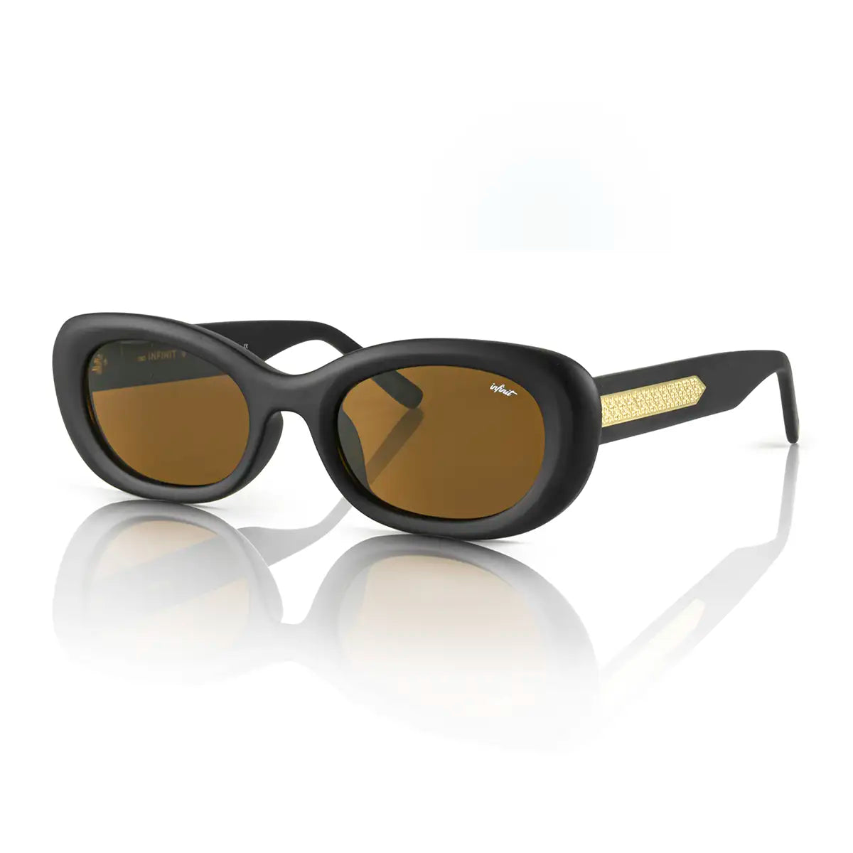 Twiggy Negro Mate Lente Marron