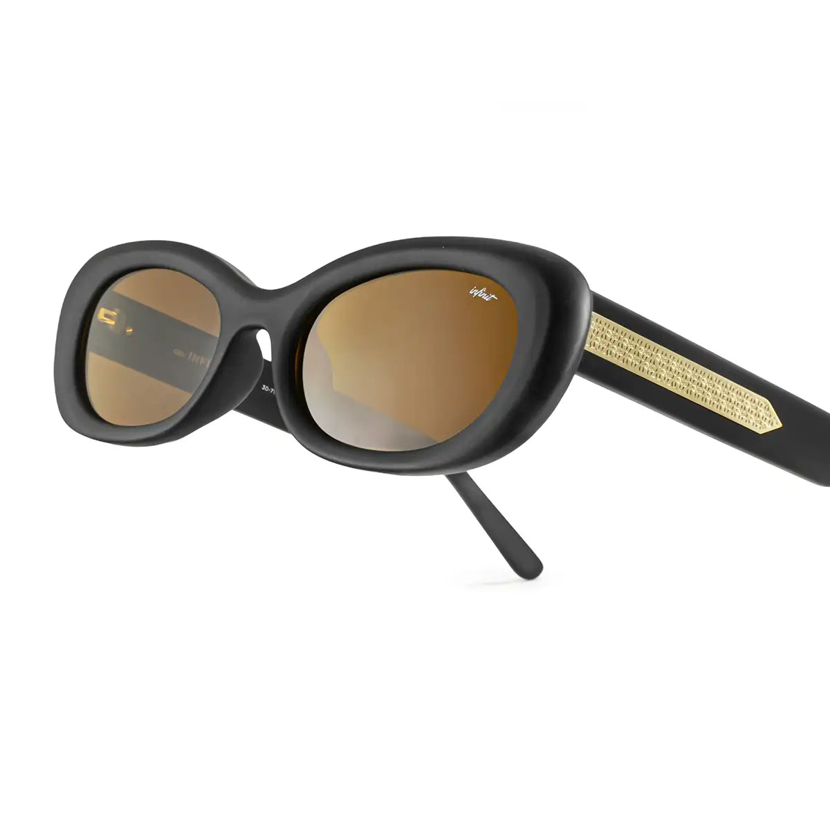 Twiggy Negro Mate Lente Marron