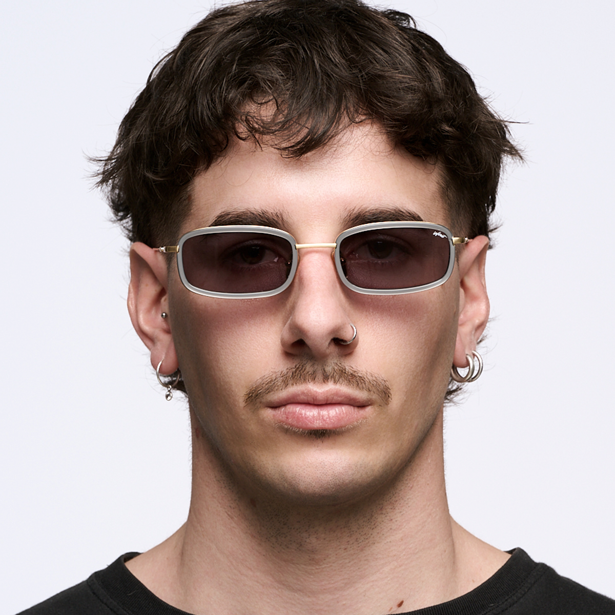 Tyler Gris Perlado Lente Gris