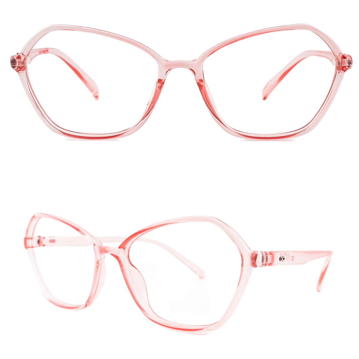 Anteojos Filtro Luz Azul Vancouver Translucido Rosa