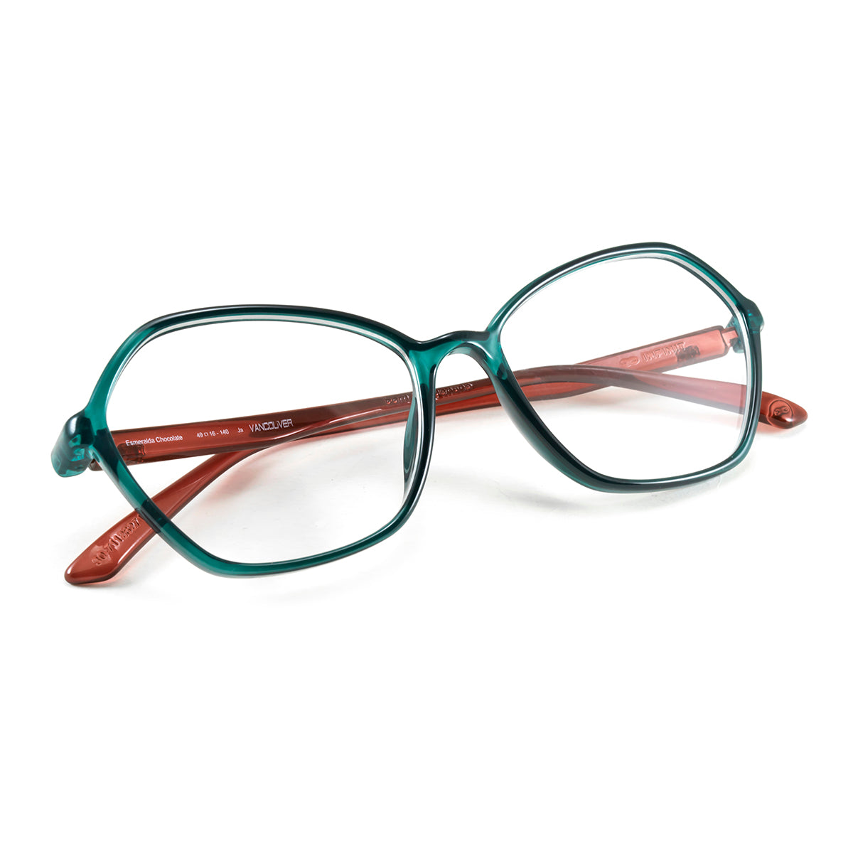 Armazon Vancouver Translucido Esmeralda Chocolate