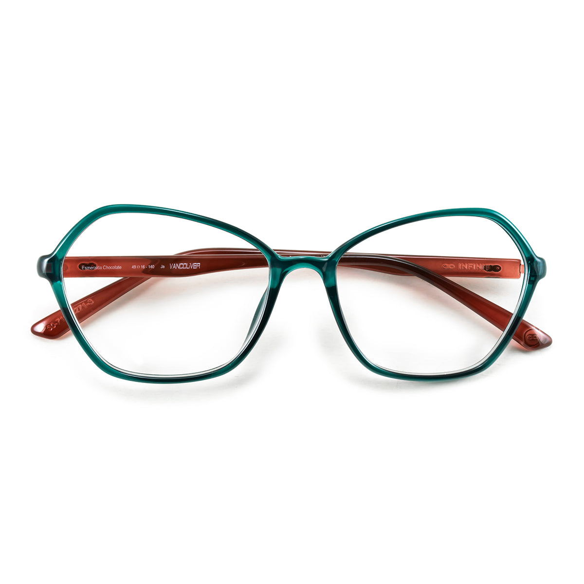 Armazon Vancouver Translucido Esmeralda Chocolate
