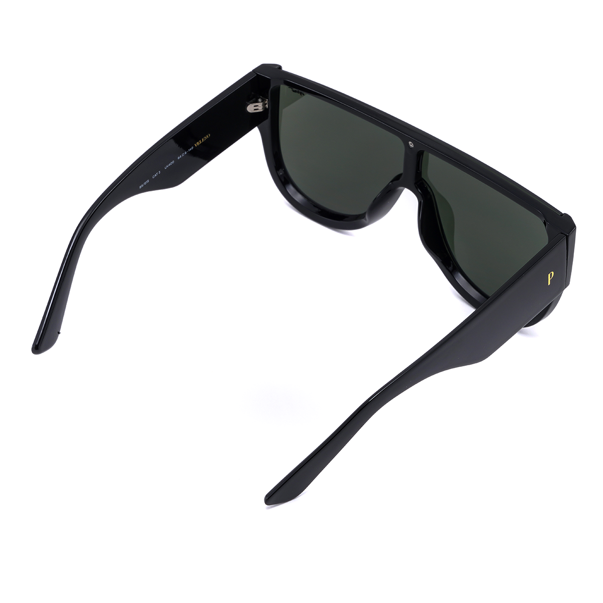 Veleno Negro Brillo Lente Verde By Pampita