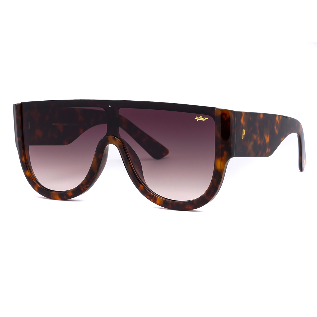 Veleno Carey Lente Marron Degrade By Pampita