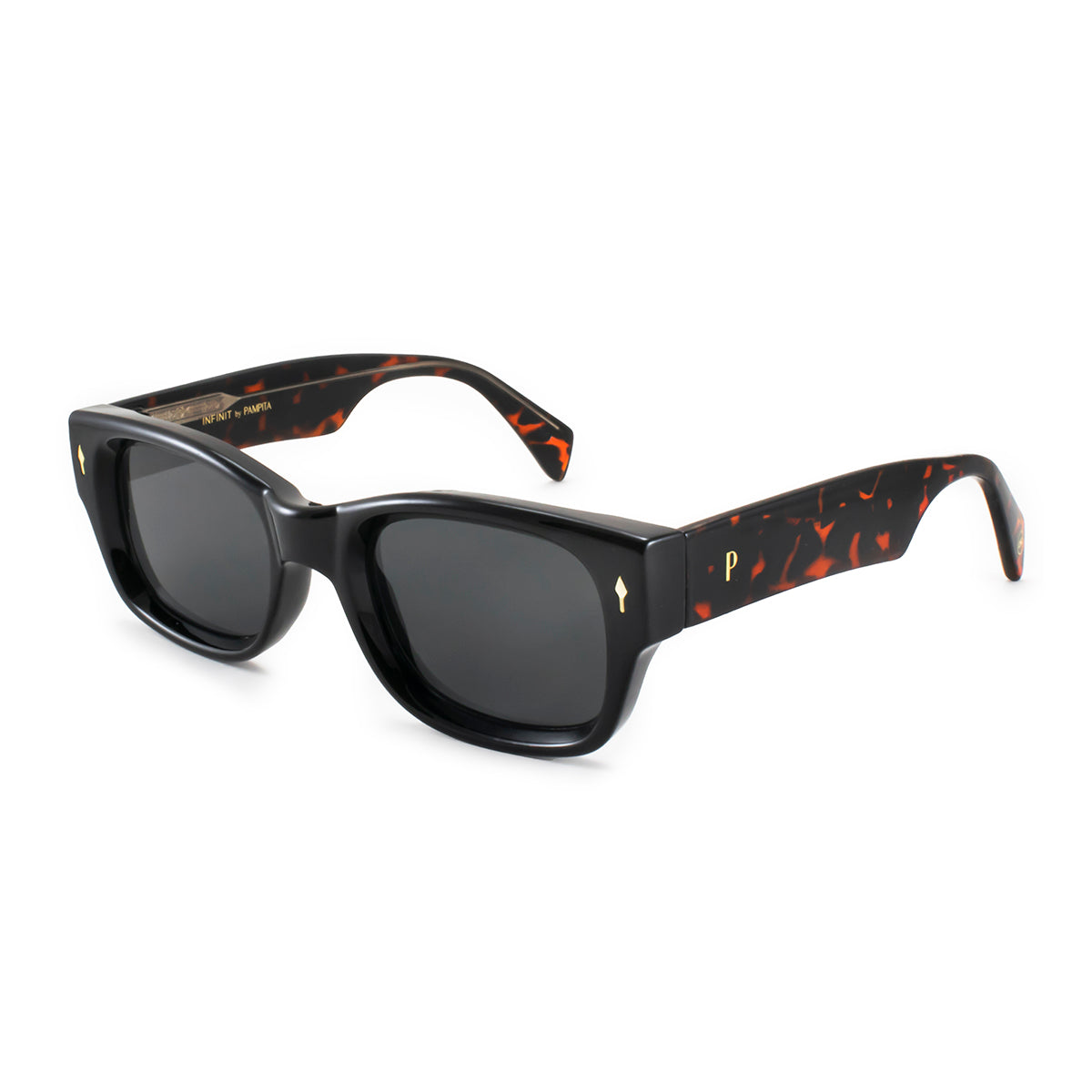 Veneto Negro Carey Lente Gris By Pampita
