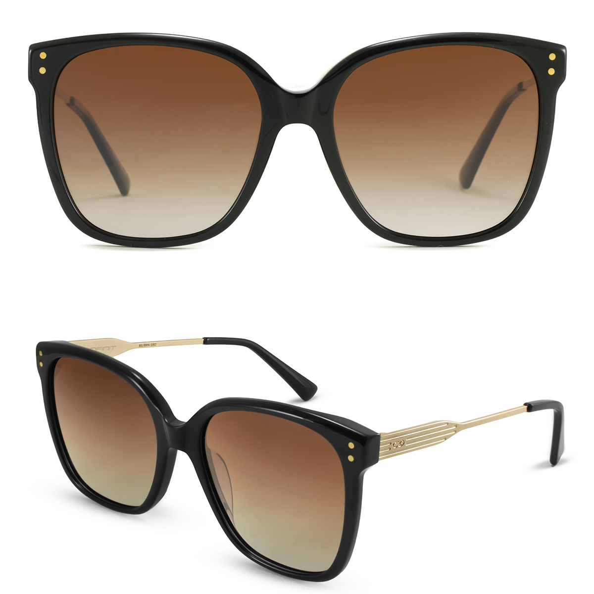 Verona Negro Brillo Lente Marron Degrade