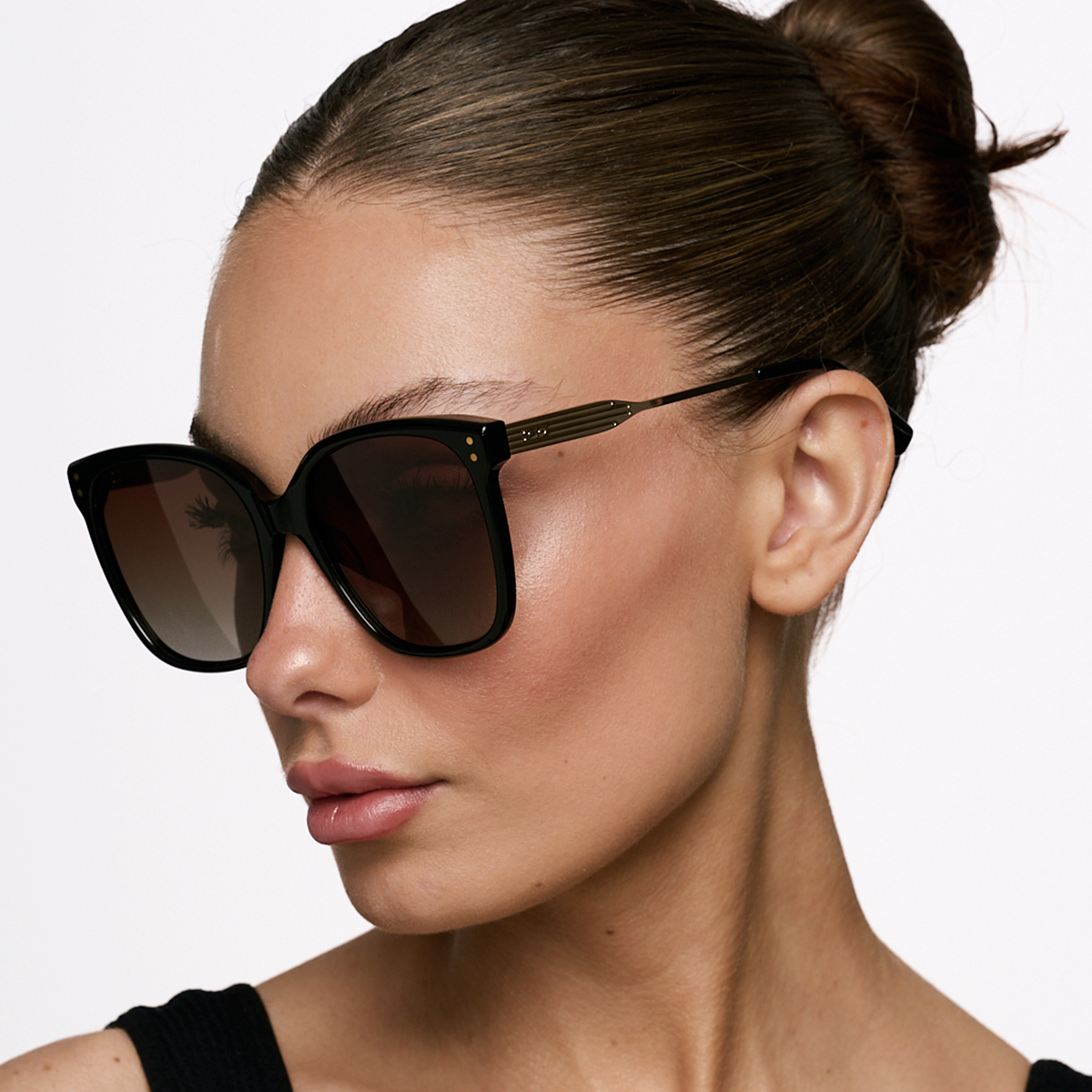 Verona Negro Brillo Lente Marron Degrade