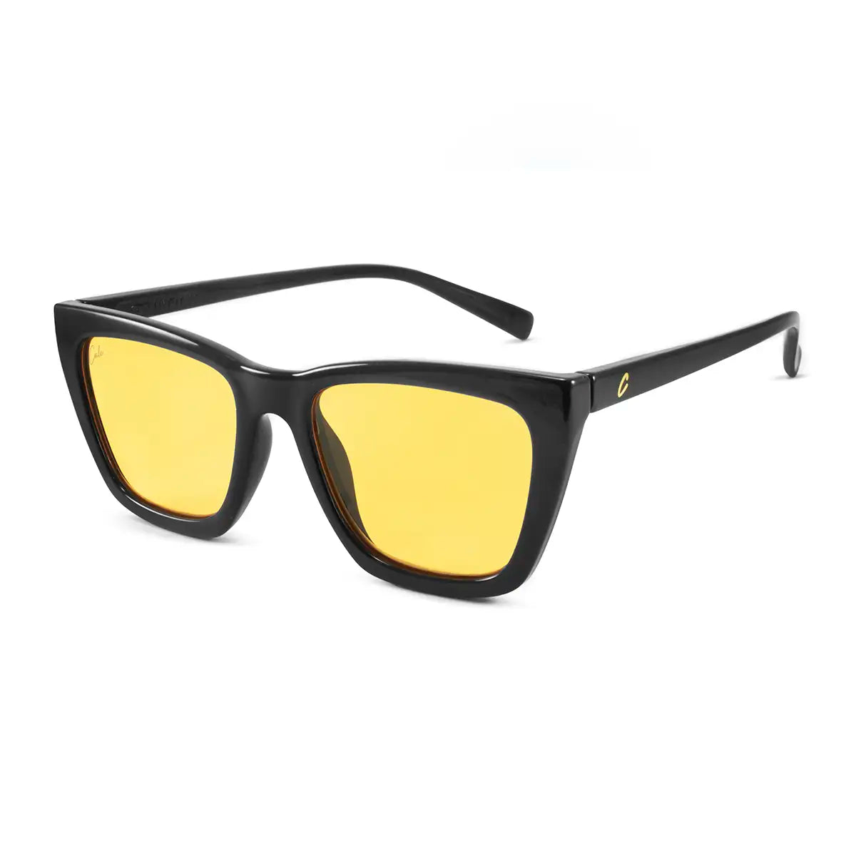 Vienna Negro Brillo Lente Amarilla